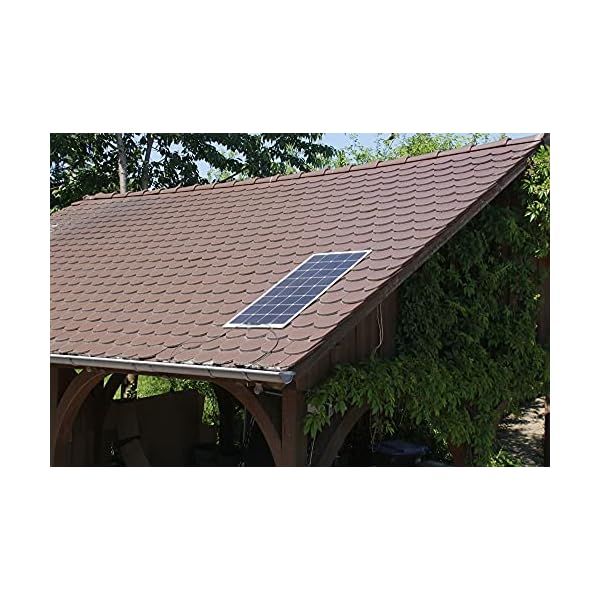 edi-tronic Solarmodul Solarpanel Solarzelle 100 Watt flexibel Photovoltaik PV Wohnmobil Boot Camping – Bild 6