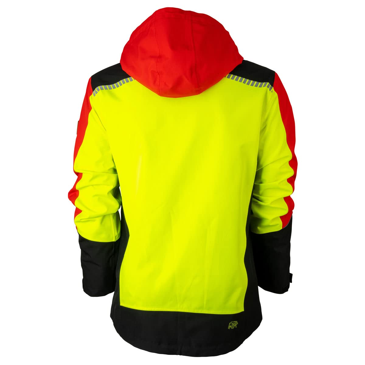 FORSBERG Softshelljacke SKOGAR Softshell Jacket Forst, Farbe:gelb/rot, Größe:M
