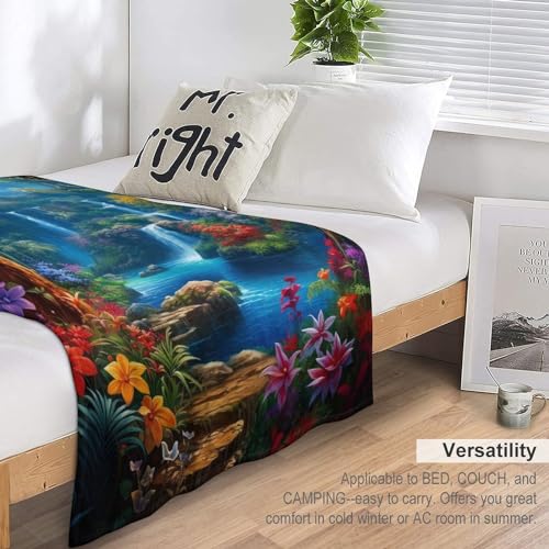 Manta de forro polar natural mullida para tardes de sofá y decoración de cama 7