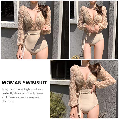 BESPORTBLE Traje de banho peça única roupa de banho sexy para mulheres