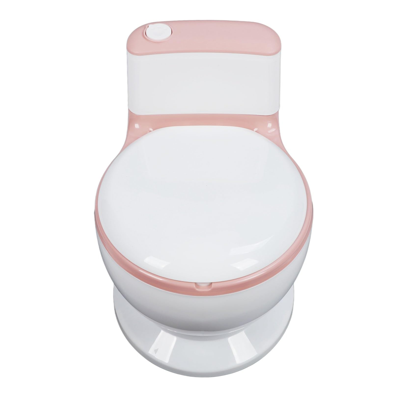 Aramox Inodoro de Entrenamiento para Niños, Orinal de Plástico para Niños Pequeños con Lavabo y Cojín Extraíbles, Inodoro de Viaje Portátil Ajustable, Fácil de Limpiar para Salidas de (PINK)