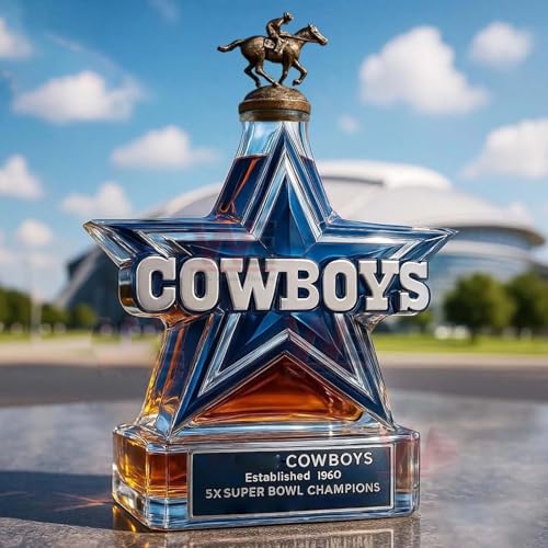 300ML ウィスキ一デカンタ ウイスキーボト ワインデカンタ アート置物 - 3D五芒星型ウイスキーワインボトル彫刻、楽しいガラスの星型ウイスキーデキャンタ像、手吹き動物装飾品(#4)