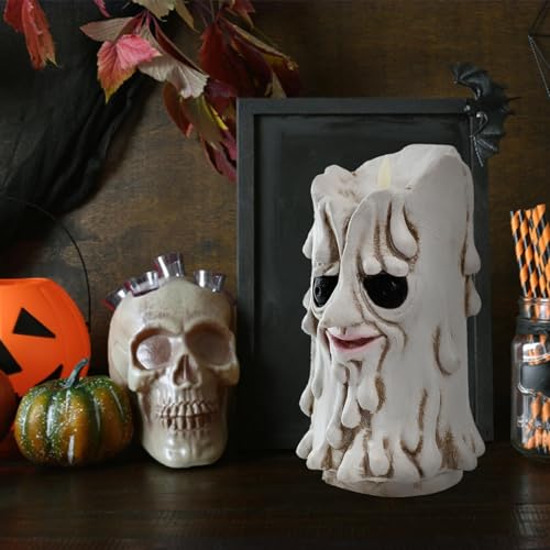 Image of Halloween Flameless Candles Lamp Fake Candles with LED Flickering Electric Candle Home Tabletop Decor