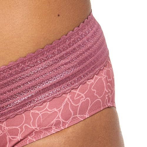 Image of Warner's Women's No Pinching No Problems Dig-free Comfort Waist With Lace Microfiber Hipster 5609j, Retired Colors