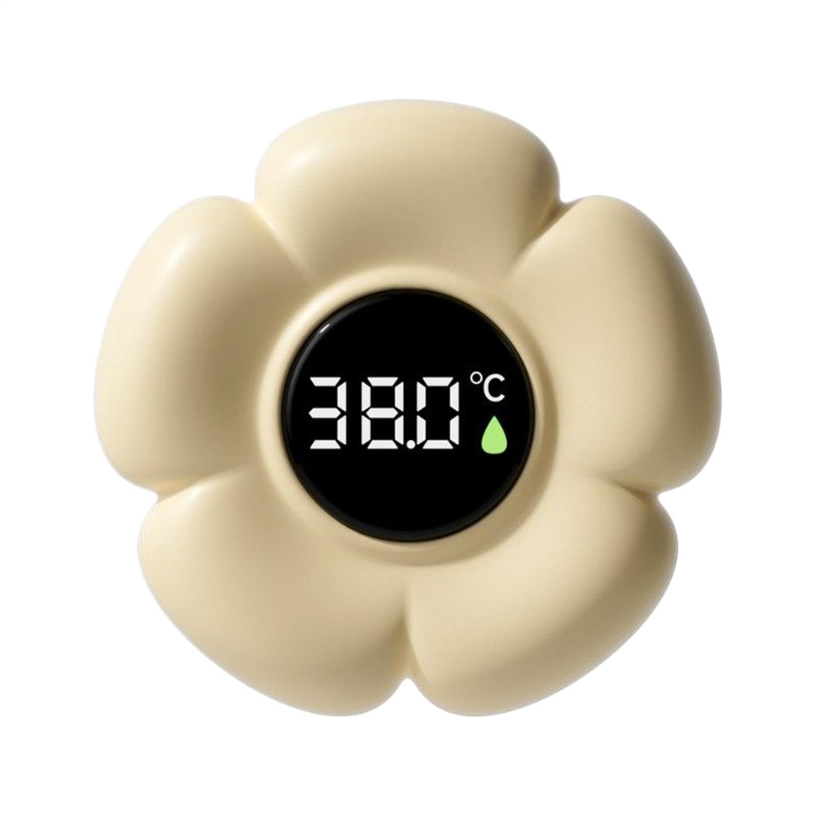 Babys Bath Thermometer Water Temperature Gauge For Tub, Cute Flowers Water Thermometer Digital Floating With LED Display, Safety Bathtub Floating Temperature Meter Shower Pool Spa, Monitor 0-80°C