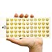 Happy Emoji Stickers 12 Sheets with Same Faces Christma Kids Stickers from iPhone Facebook Twitter