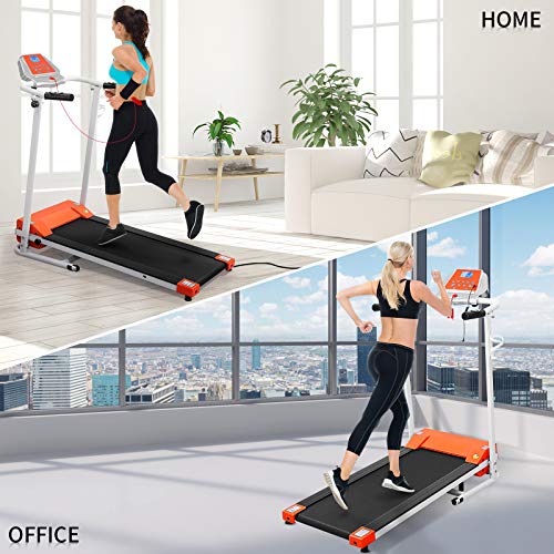 ABOOFAN Esteira elétrica motorizada BESPORTBLE 1. 5HP esteira elétrica 12 programas integrados Estei