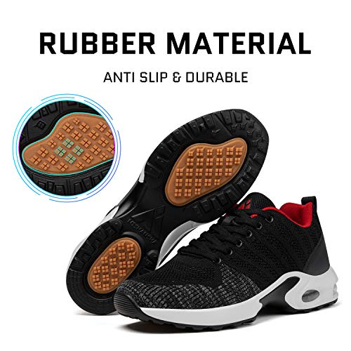 Image of Mishansha Womens Sneakers Air Cushion Running Tennis Shoes Women Lightweight Arch Support Walking Shoes