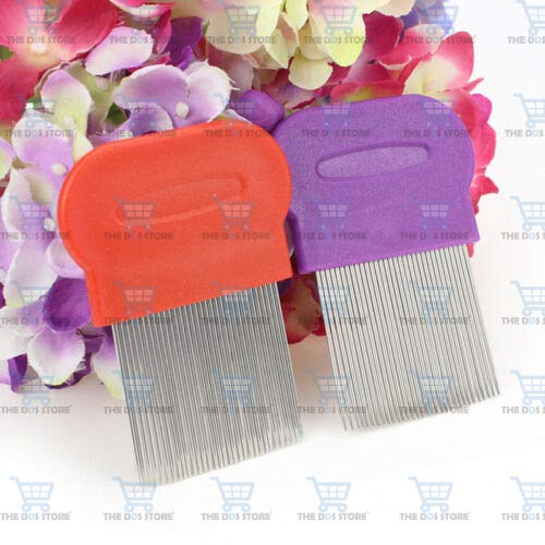 The DDS Store Pet Hair Comb Brushes Lice Terminator Nit Fine Dust Removal Stainless Steel -Color May Vary (Pack of 1) (B07YDZSMSY) Amazon Price History, Amazon Price Tracker