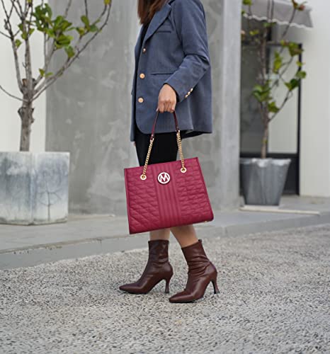 Bolso tipo Tote de piel vegana para mujer miniatura 2