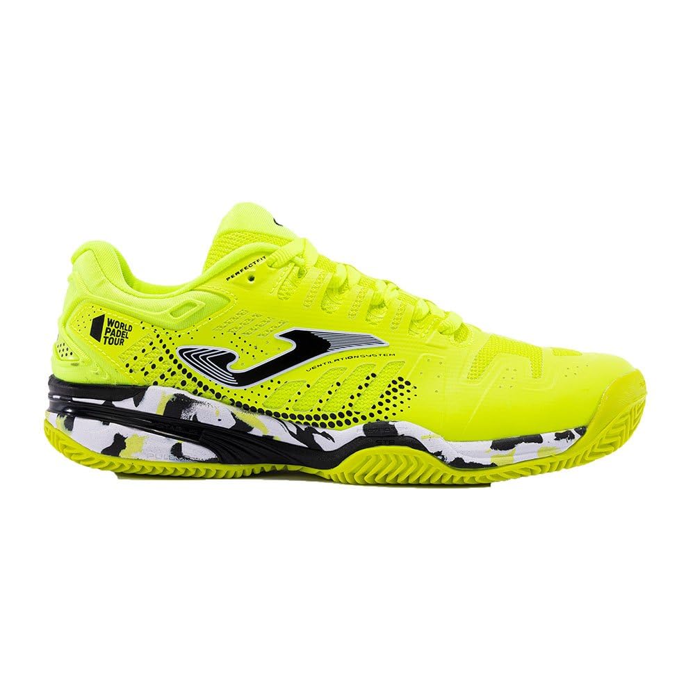 Joma Zapatillas PÔdel Slam Jr 2309 Lemon flúor-Black. (Numeric_39)