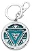 Marvel Iron Man 3 Arc Reactor Pewter Key Ring
