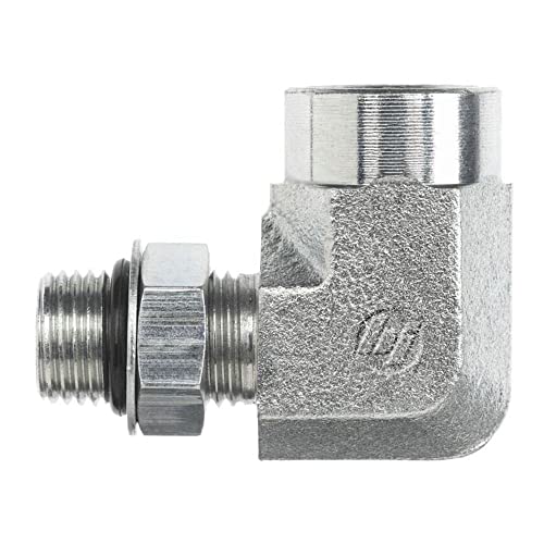 Brennan Industries 6805-12-08-NWO-FG Forged Steel 90 Degree Elbow Tube Fitting, 1-1/16