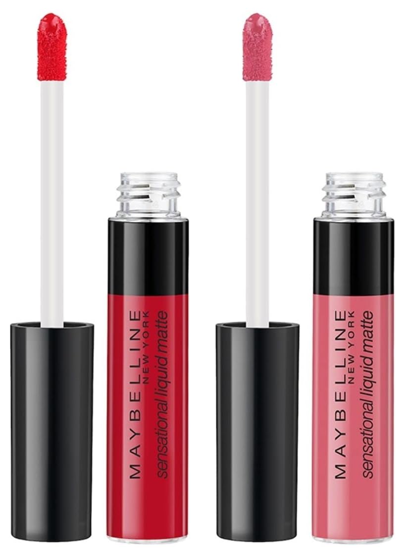 Maybelline New York Sensational Liquid Matte Lipstick 04, Easy Berry, 7G. and Maybelline New York Sensational Liquid Matte Lipstick 03 Flush It Red, 7G-picture-27