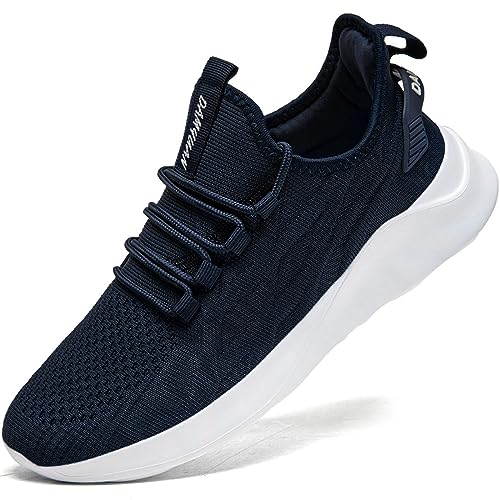 Oltyutc Schuhe Damen Turnschuhe Sportschuhe Leichte Laufschuhe Hallenschuhe Atmungsaktiv Walkingschuhe Indoor Fitnessschuhe Joggingschuhe Blau EU 41