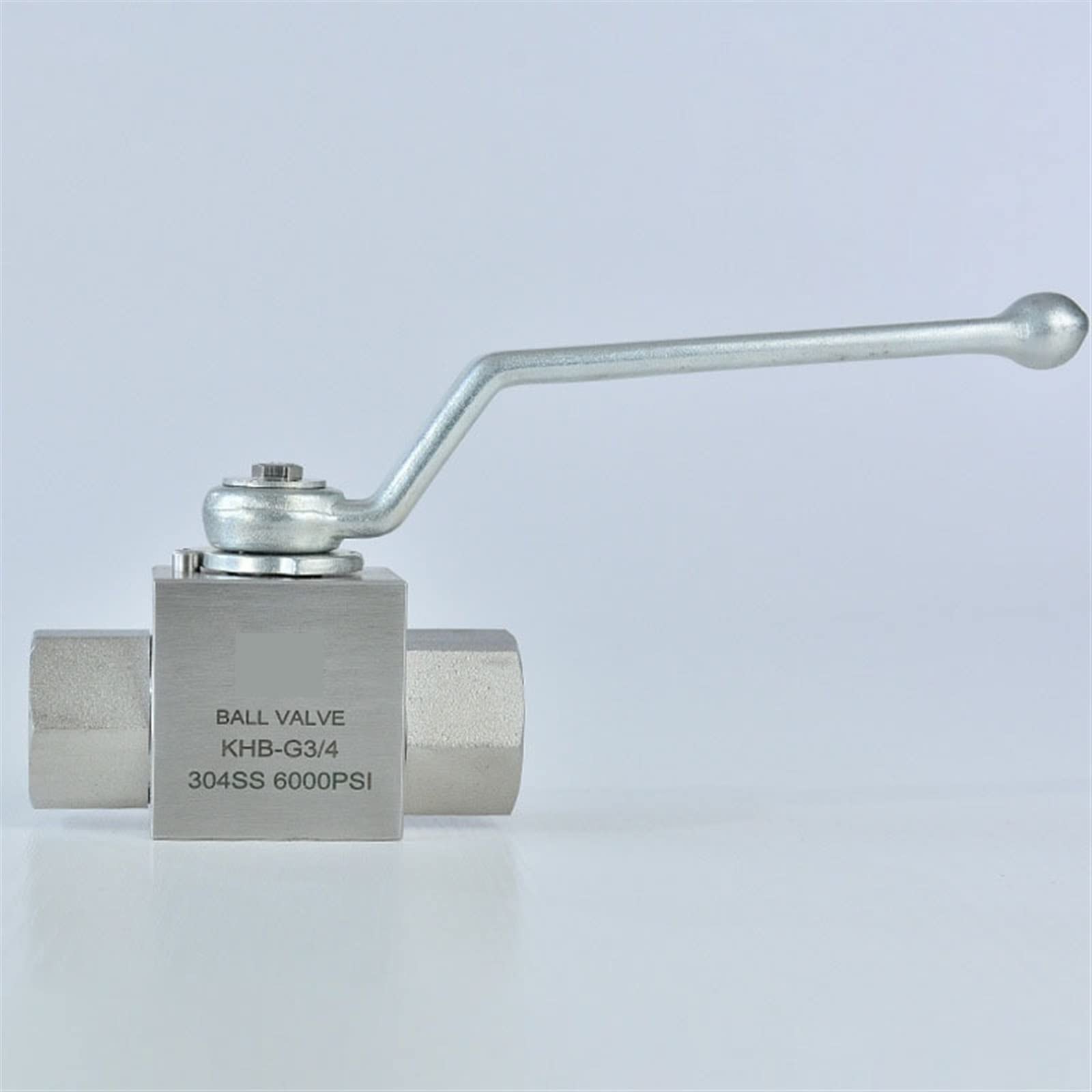 HDPHCRIUN 1/8 quot; 1/4 3/8 Female Thread High Pressure Ball Valve Corrosion Hydraulic 1Pcs(Normally Temperature,3/8 Inch)