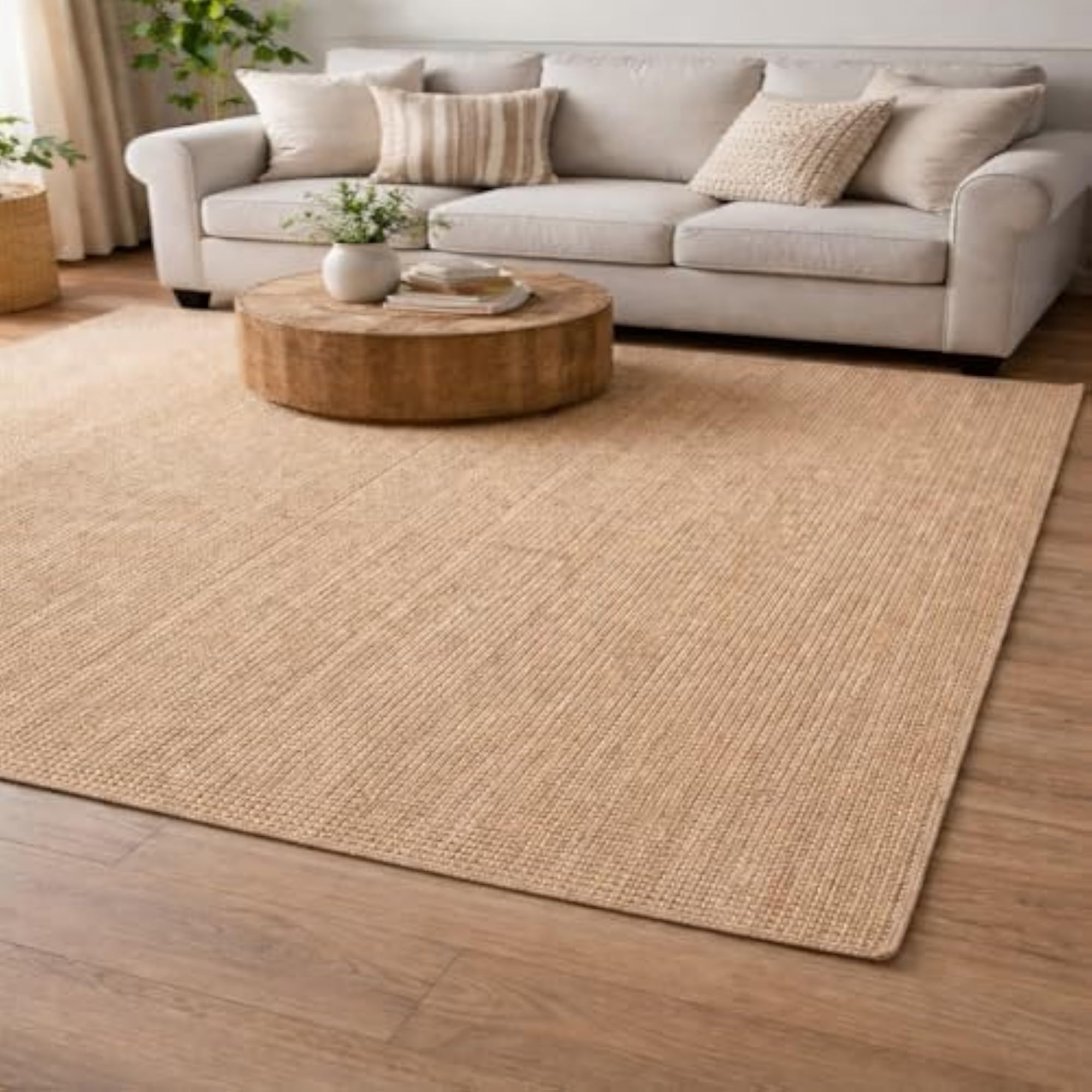 Premium Hand Braided Cotton Rectangular Carpet 5x7 Feet