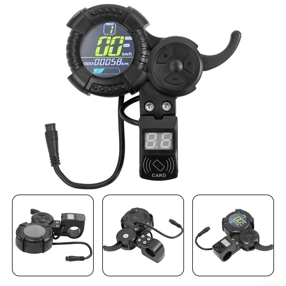 Accélérateur d'accélérateur avec écran LCD pour trottinette électrique pour Zero 8 9 10 8X 10X VSETT 8 8+ 9+ 10+