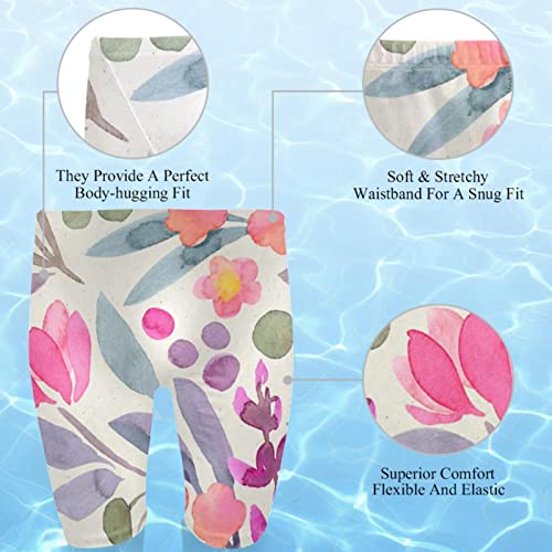 Traje de baño Jammer para hombres con diseño floral, ideal para natación deportiva 2