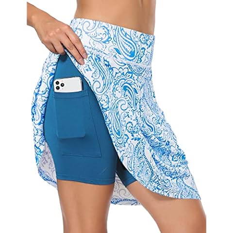 Fulbelle Women's Knee Length Golf Skort Cover