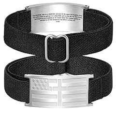 Flag Cross-silver tag