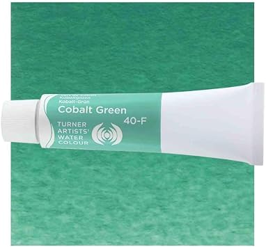 Turner Concentrated Professional Artists Watercolor Paint 15ml Tube - Cobalt Green