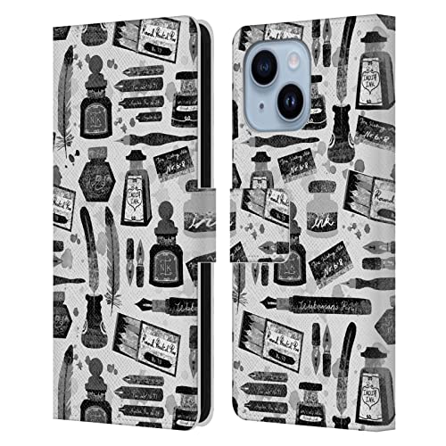 Étui iPhone 14 Plus Andrea Lauren, portefeuille cuir chic avec fentes cartes