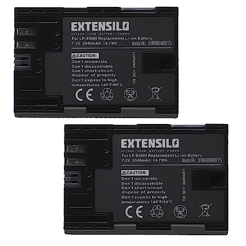 Spedizione: 2x batteria | Accessori di EXTENSILO