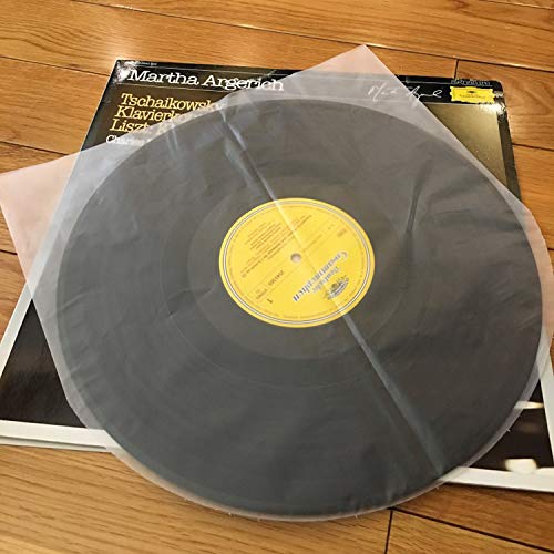 Image of 50 Pieces Vinyl Record Outer and Inner Sleeves (A Total of 100 Pieces), 12 inch LP - Crystal Clear, Not Cloudy, No Wrinkles! The Best Protection for Your Collection