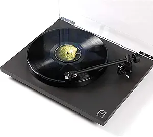 Rega Planar 1 Plus Turntable with Premounted Carbon MM Cartridge (Matte Black)