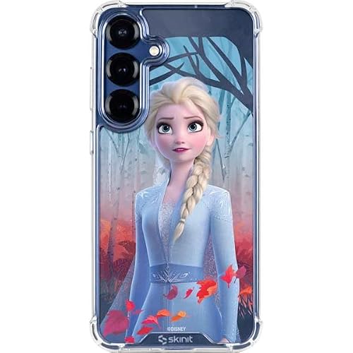 Skinit Clear Phone Case Compatible with Galaxy S25 - Officially Licensed Disney Frozen II Elsa Design