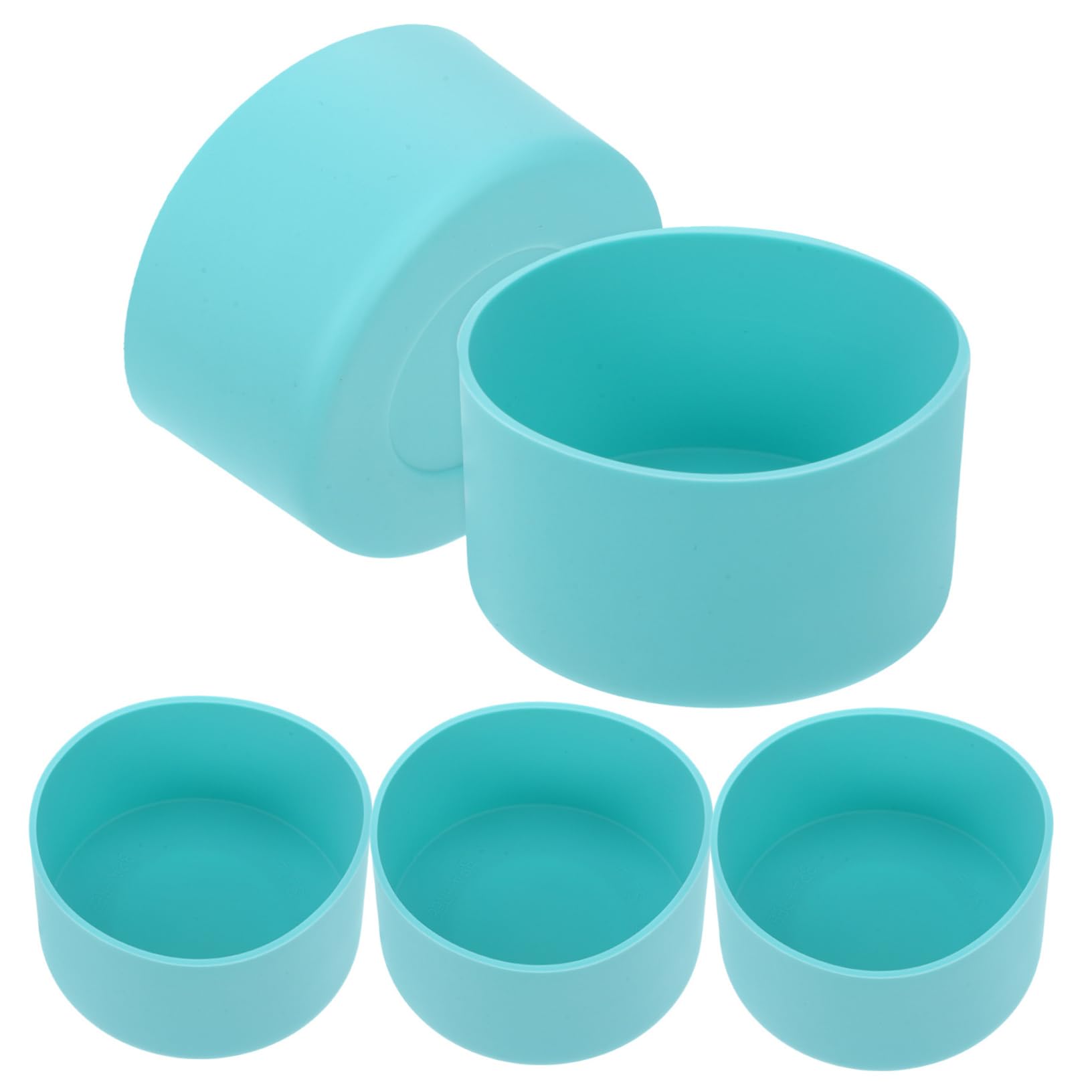 15 Piezas De Silicona Cubierta De La Taza Botas De Botellas Cubiertas De Botella De Silicona Botella Multiusos Cubiertas De Botella De Arranque Protector De Fondo De Botella De
