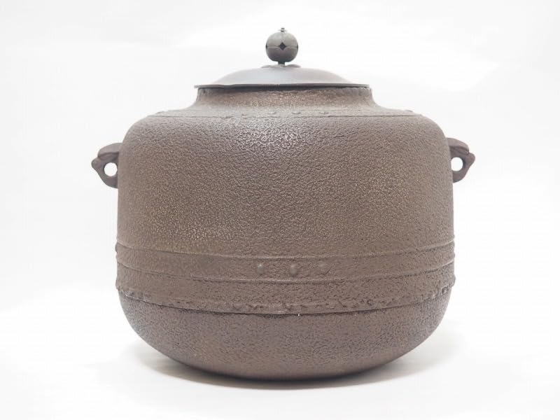 Amazon.co.jp: C0180 京釜師 佐々木彦兵衛 作 利休好 万代屋釜 時代物