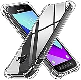ivoler Klar Silikon Hülle für Samsung Galaxy Xcover 4 / Xcover 4s mit Stoßfest Schutzecken, Dünne Weiche Transparent Schutzhülle Flexible TPU Durchsichtige Handyhülle Kratzfest Case Cover