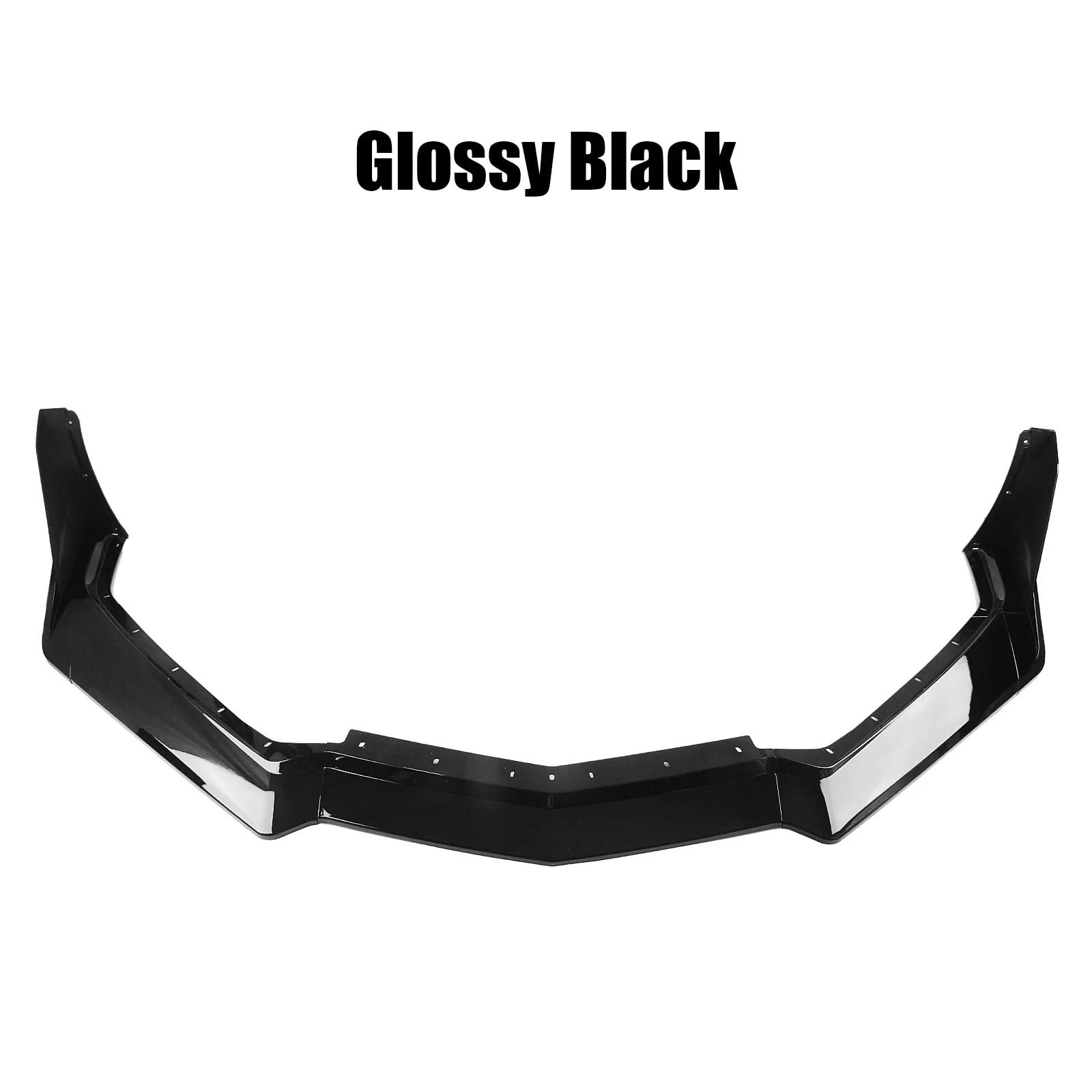 Uniwersalny spoiler Do Corvette C8 2 Door Z51 Stingray STG 3 | 2020-2024 Glossy Black Carbon Look Przedni Dokładka przedniego zderzaka