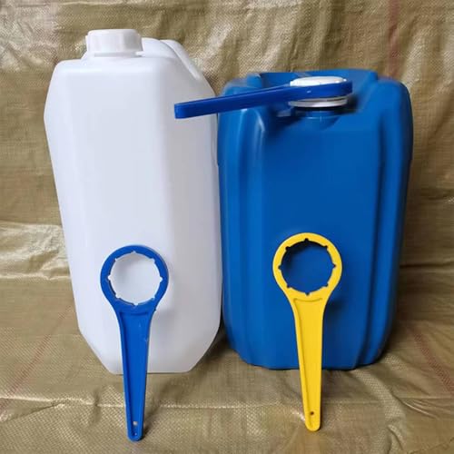 Gvrxec 2 Stück Kanisterschlüssel, Din51/61 Kanisterschlüssel, Handschlüssel, Öffner für Kanister-Schraubdeckel Din51+Din61, Einfachen Öffnen Von 5/10/20/25/30 Liter Kanistern