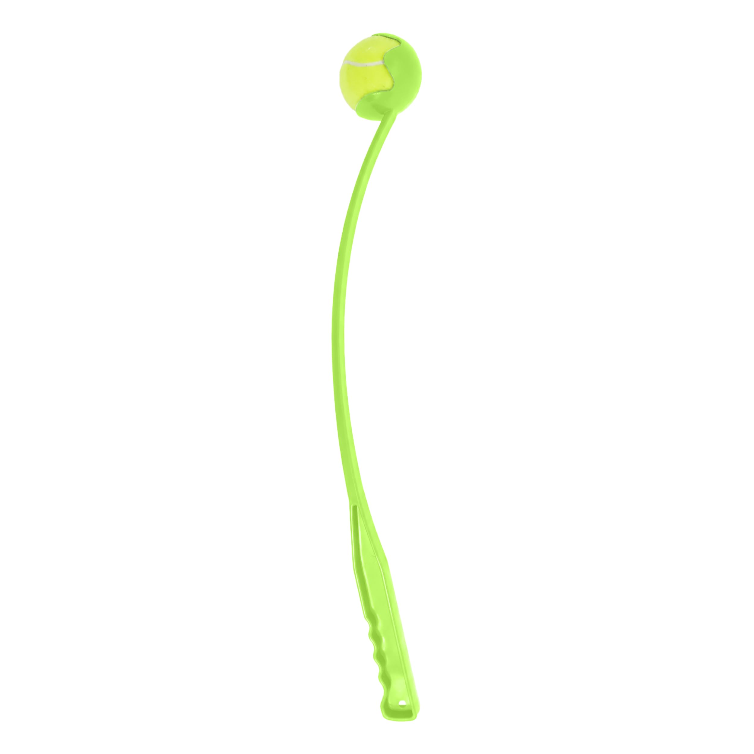 IThinkHome Dog Ball Launcher - 65 cm Long Tennis Ball Thrower with Hands-Free Pickup Durable Outdoor Pet Exercise Toys for Small Medium and Large Dogs
