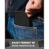 Kronenschein® Geldbörse Herren Leder mit RFID Schutz I Echtleder Portemonnaie groß I Geldbeutel für Männer I Brieftasche Wallet I Portmonee Damen Nappa Leder (Schwarz) #3