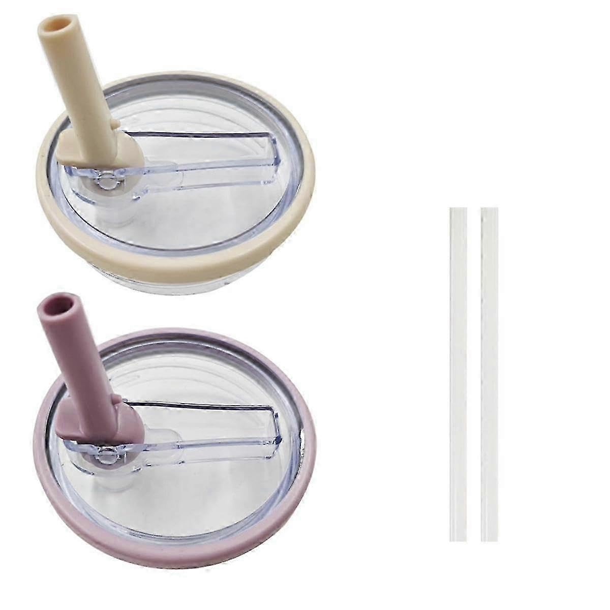 JOYHAPPST 40oz Replaceble Tumbler Flip Straw Lid for Quencher Straw Lid Replacement Fit for HydroJug Traveler