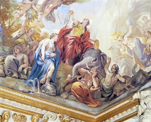 Affiche Murale Détail de la Tempérance Fresque Galerie des Glaces 60x90cm