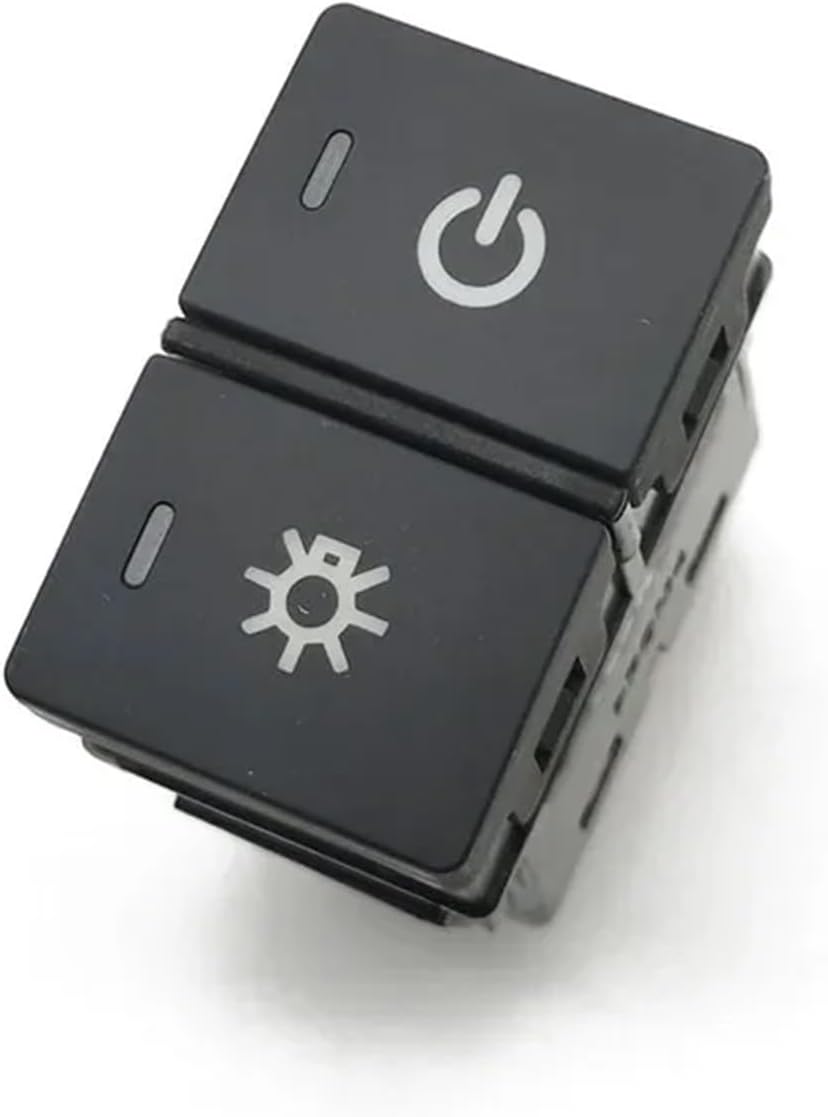 Dual Switch Fog Lights Power Music Heat Mirrors Switch Button with Wire Suitable Fit for Honda Model