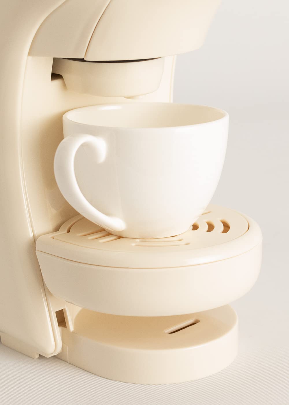 CREATE / PACK POTTS STYLANCE + MILKFROTHER/Cafetera Multicápsula Express y Espumador calentador de leche color Blanco roto
