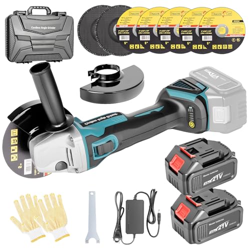CAMXTOOL Cordless Angle Grinder with 2 Batteries