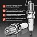 A-Premium Set of 4 Ignition Coil Pack and Iridium Spark Plugs Compatible with Hyundai Veloster 2012-2017, Accent & Kia Rio Soul 2012-2019, 1.6L Naturally Aspirated