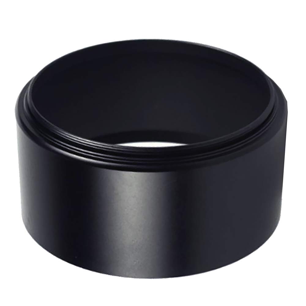 CELLONIC paraluce per teleobiettivo Compatibile con Ø 49mm con Filettatura a Vite Ø 49mm Lens Hood in Metallo Protegge l'obiettivo e la Lente da Urti e Graffi