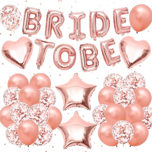 Bride To Be Decoration,Enterrement de Vie de Jeune Fille Accessoire,Evjf Decoration,Ballon Bride To...