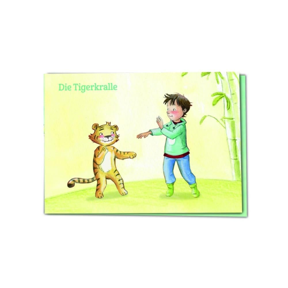 Tai Chi-Bildkarten für Kinder von 6 bis 12: Aufmerksam und zentriert. Mit Bewegungsfolgen und Partnerübungen. Mit einfachen Tai Chi-Übungen innere Anspannung lösen und Nervosität bekämpfen