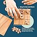 BSIRI Wooden Tic Tac Toe Game - Brain Teaser Puzzles for Adults and Unique Gifts for Kids, Coffee Table Decor Living Room Decor Modern Wood Decor, Classic Board Games for Family (5.5 Inch)