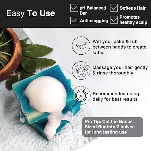 Image of Soulflower Shampoo Bar Rosemary Lavender And Jojoba, 150g