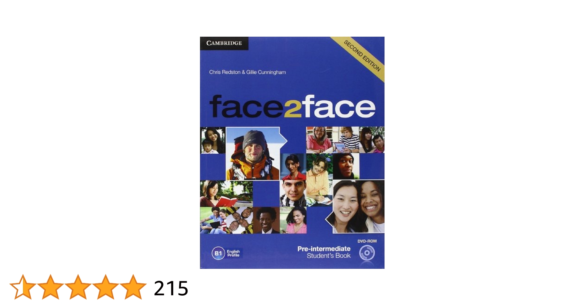 face2face Pre-intermediate Student's Book with DVD-ROM 2nd